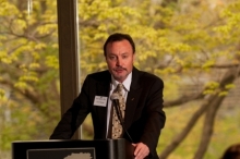 Invited speaker Gary J. Morgan, Director of the Michigan State University Museum - click to enlarge - opens in new window